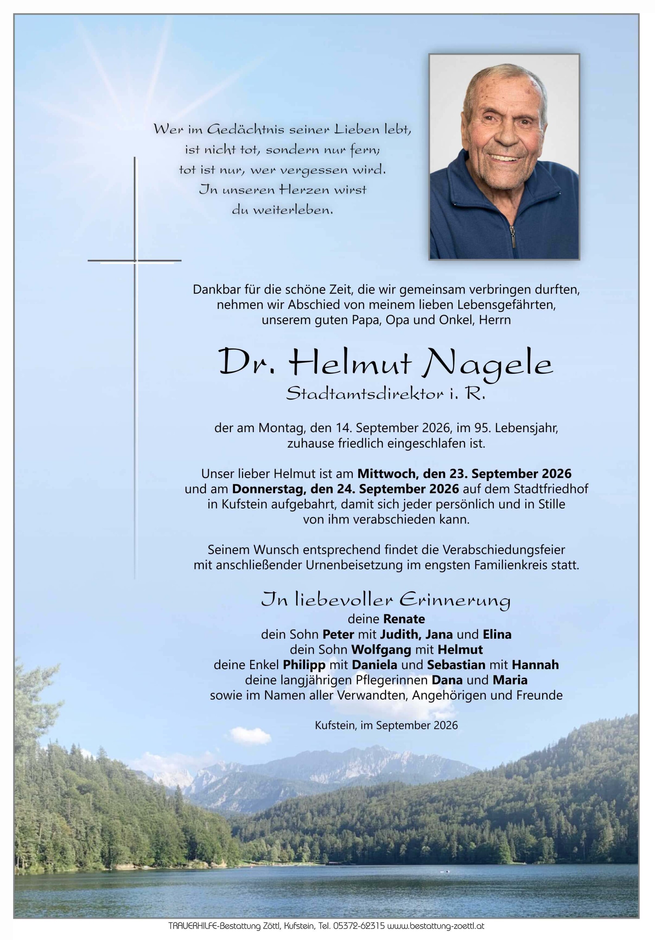 Dr. Helmut Nagele